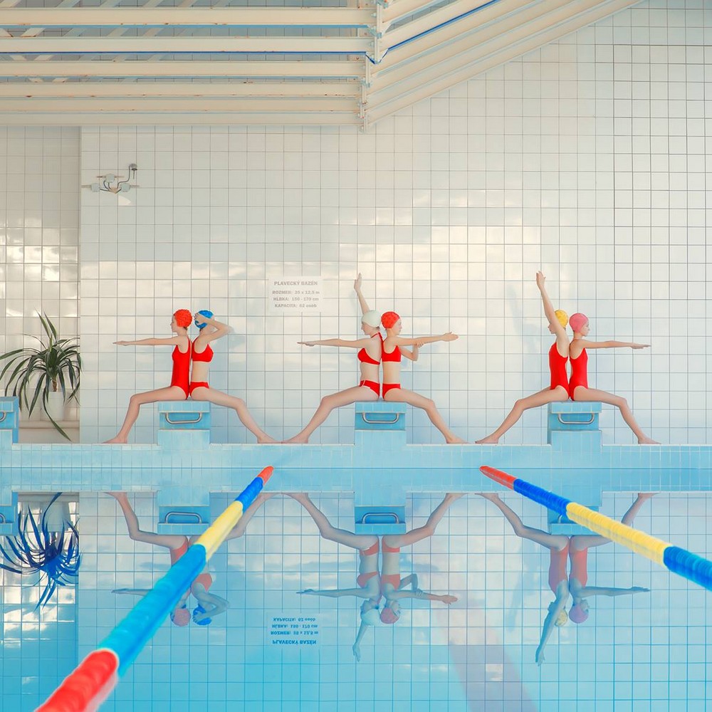 アート・デザイン・音楽 Swimming Pool by Marie Stabn Swimming Pool by Marie Stabn