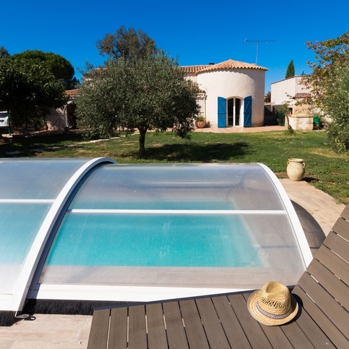 Abri de piscine télescopique Abri de piscine télescopique