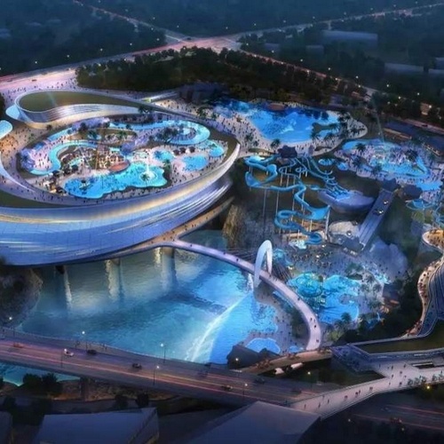 Water park construction in China Water park construction in China